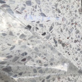 Soulscrafts Gray Chips Stone  White Polished Big Slabs Terrazzo flooring